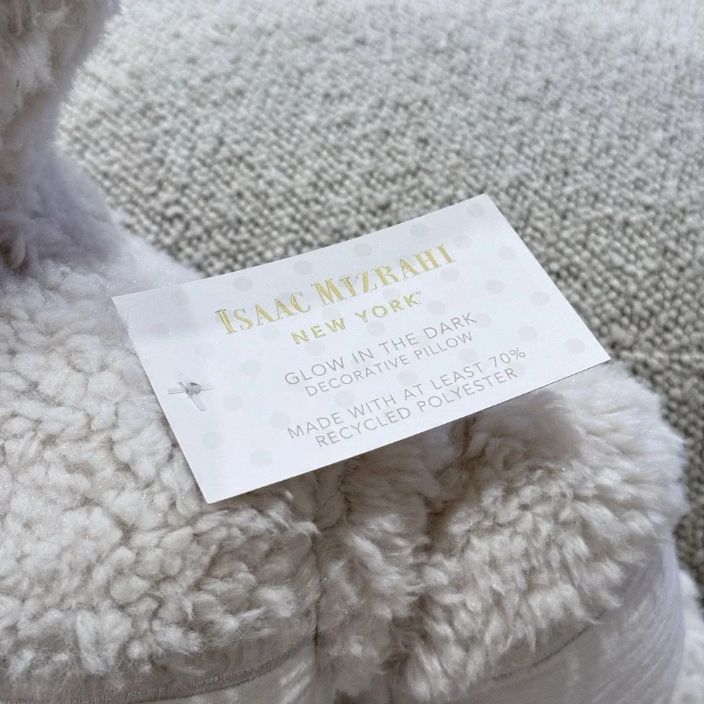 Isaac Mizrahi 5 ft Mummy Pillow Glow In The Dark Eyes 60